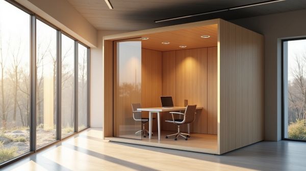 Améliorez votre espace de travail avec une cabine acoustique d'occasion de qualité